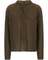 Issey Miyake - Wooly Pleats-58 Maglioni Verde-Donna - Lyst