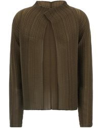Issey Miyake - Wooly Pleats-58 Sweaters And Cardigans - Lyst