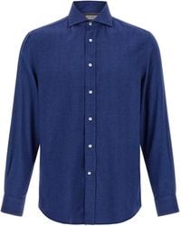 Brunello Cucinelli - Herringbone Shirt - Lyst