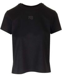 T By Alexander Wang - Puff Logo T-Shirt - Lyst