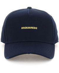 DSquared² Cappello Baseball Logo - Blu
