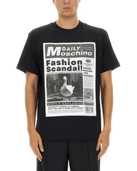 Moschino - T-Shirt With Print-Uomo - Lyst
