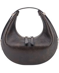 OSOI - Leather Shoulder Bag With Used Effect - Lyst