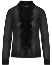 Tom Ford - Chic Ruffled Shirt With Pointed Collar For - Lyst