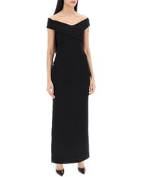 Solace London - Maxi Abito Ines Off Shoulder - Lyst