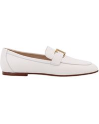 Tod's - Leather Loafers - Lyst