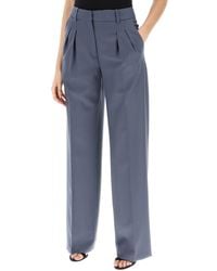 Loulou Studio - Sbiru Double Pleat Trousers - Lyst