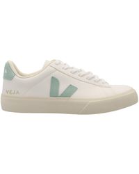 Veja - Campo Chrome Free Leather Trainers White Nacre - Lyst