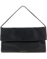 Elisabetta Franchi - Logo Shoulder Bag Borse A Spalla E Tracolla Nero-Donna - Lyst