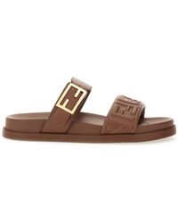 Fendi - Slide Sandal Feel"-Donna - Lyst