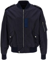 Givenchy - Bomber in nylon blu navy - Lyst