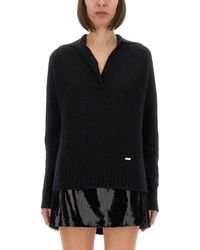 Tom Ford - Logo Plaque Knitted Top - Lyst