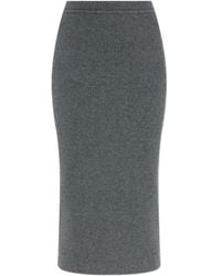 Tom Ford - Cashmere And Cotton Midi Skirt - Lyst