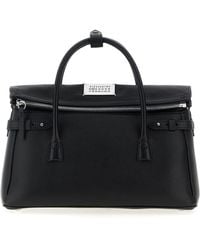 ショルダーバッグ・ポシェット MAISON MARGIELA 'east west' black leather bag Maison Margiela - 5AC HANDBAG EAST WEST SMALL | HBX