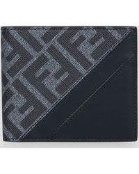 Fendi - Diagonal Bi-Fold Wallet - Lyst