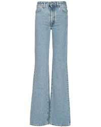 The Attico - Denim Long Trousers - Lyst