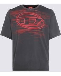 DIESEL - Cotton T-Shirt - Lyst