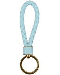 Bottega Veneta Keyring 473680-5718 Bag Charms With Mini Coin Pouch Pink and  Blue