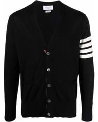 Thom Browne - Cardigan A Righe-Uomo - Lyst