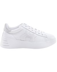 Hogan - Leather Lace-up Sneakers - Lyst
