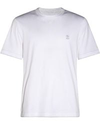 Brunello Cucinelli - T-shirts And Polos Light And Natural - Lyst
