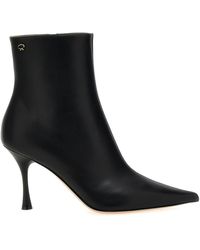 Gianvito Rossi - 85mm Pointy-toe Leather Boots - Lyst