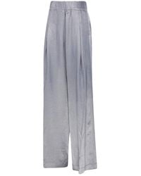 Dries Van Noten Pila Cotton Cupro Pants in Pink | Lyst Canada