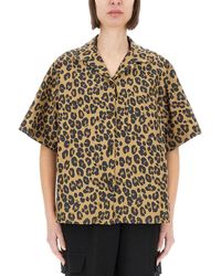 Aspesi - Camicia Con Stampa - Lyst