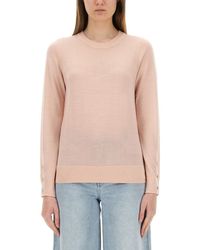 Michael Kors - Lightweight Merino Wool Sweater With Button Detail - Lyst