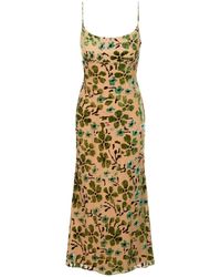 STAUD - Abito Dianna Muschio Arazzo Floreale - Lyst