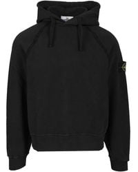 Stone Island - Organic Cotton Hoodie Sweatshirts - Lyst