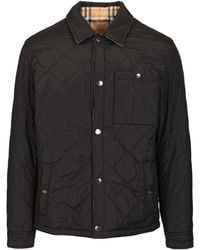 Burberry - Reversible Quilted Nylon Overshirt Jackets - Lyst
