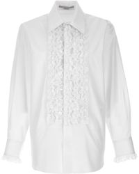 Stella McCartney - Ruffles Shirt Camicie Bianco - Lyst