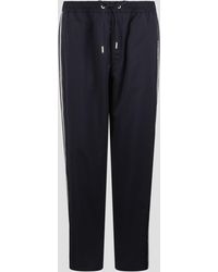 Moncler - Wool Gabardine Jogging Trousers - Lyst