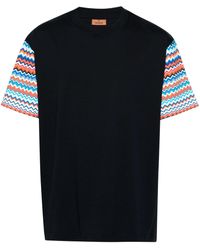 Missoni - T-shirt con maniche a zigzag - Lyst