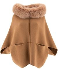Giovi - Wool And Cashmere Poncho - Lyst