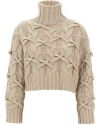 Brunello Cucinelli - Braided Sweater Maglioni-Donna - Lyst