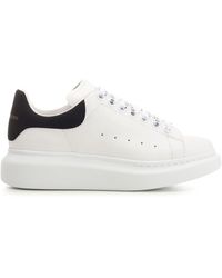 McQueen - Oversized Leather Sneakers - Lyst