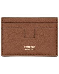 Tom Ford - T Line Classic Card Holder-Uomo - Lyst