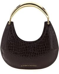 Elisabetta Franchi - Hobo Borse A Spalla E Tracolla Marrone-Donna - Lyst