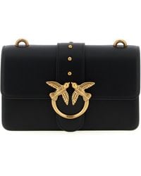 Pinko - Love One Mini Borse A Tracolla Nero-Donna - Lyst