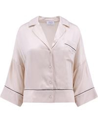 Off-White c/o Virgil Abloh - Camicia pigiama in viscosa con stampa logo. Capsule collection in esclusiva x Nugnes - Lyst