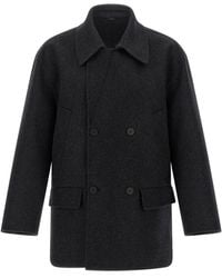 Fendi - Felt Wool Coat Coats And Trench Coats - Lyst