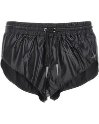 Mugler - Shiny Effect Fabric Swimsuit Shorts Bermuda, Short - Lyst