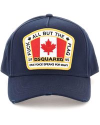 DSquared² - Canadian Patch Baseball Cap Black - Lyst