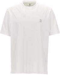 Brunello Cucinelli - Logo T-Shirt - Lyst