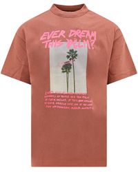 Palm Angels - T-shirt Palm Dream con stampa frontale - Lyst