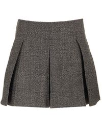 DURAZZI MILANO - Pleated Mini Skirt Skirts - Lyst