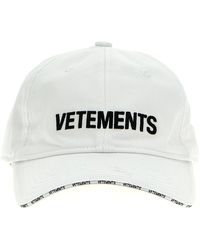 Vetements - Logo Cap Hats - Lyst