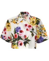 Dolce & Gabbana - Giardino Camicie Multicolor - Lyst
